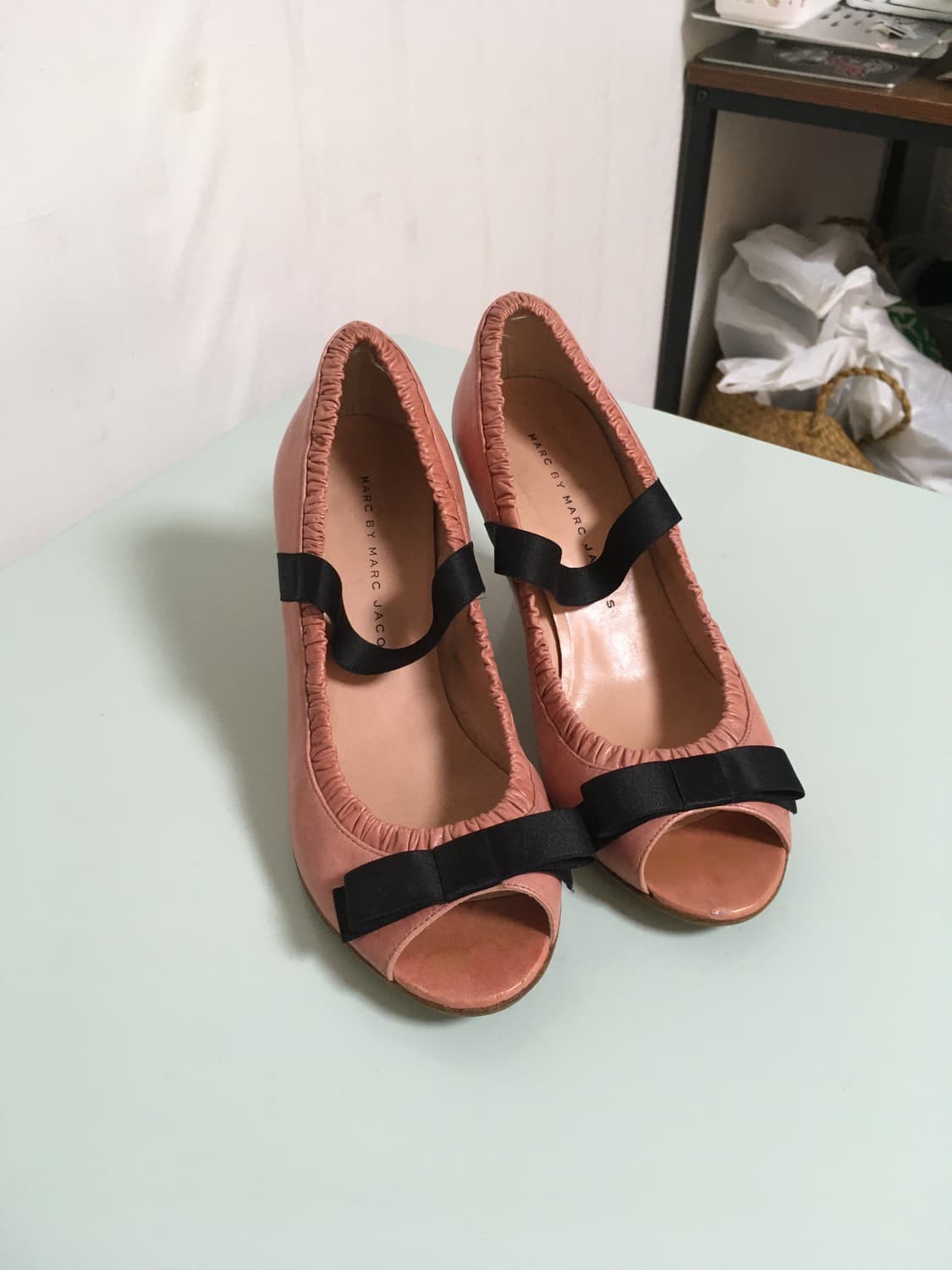 MARC BY MARC JACOBS Pink Shirred Peep To 상품이미지2