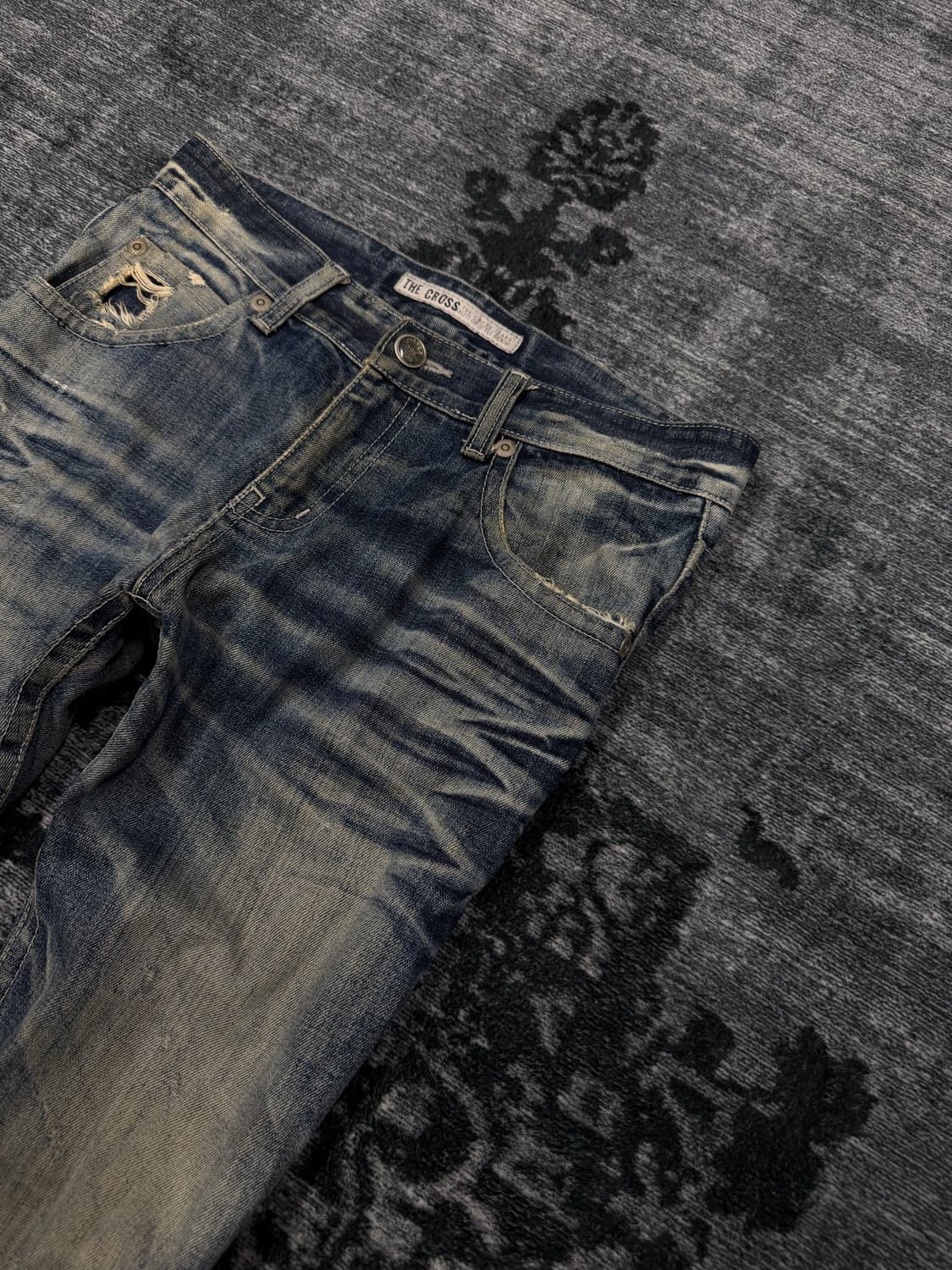 The cross jeans damaged washing boots cu 상품이미지4
