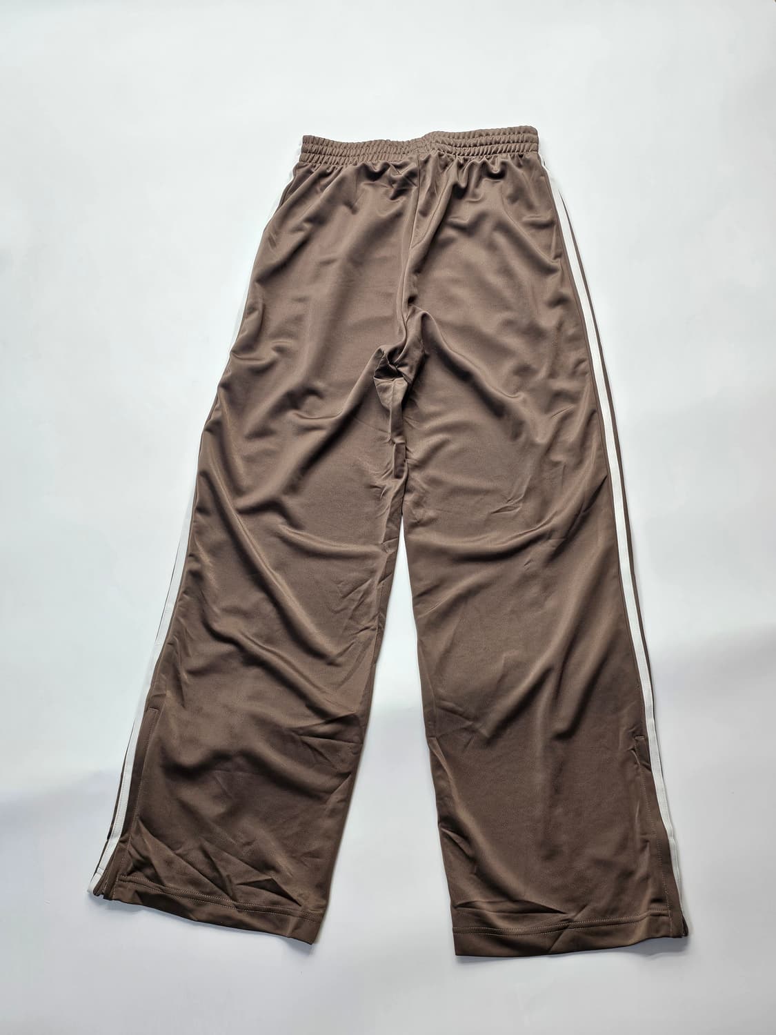 아디다스 삼선 브라운 트랙팬츠 와이드 져지 바지 상품이미지3