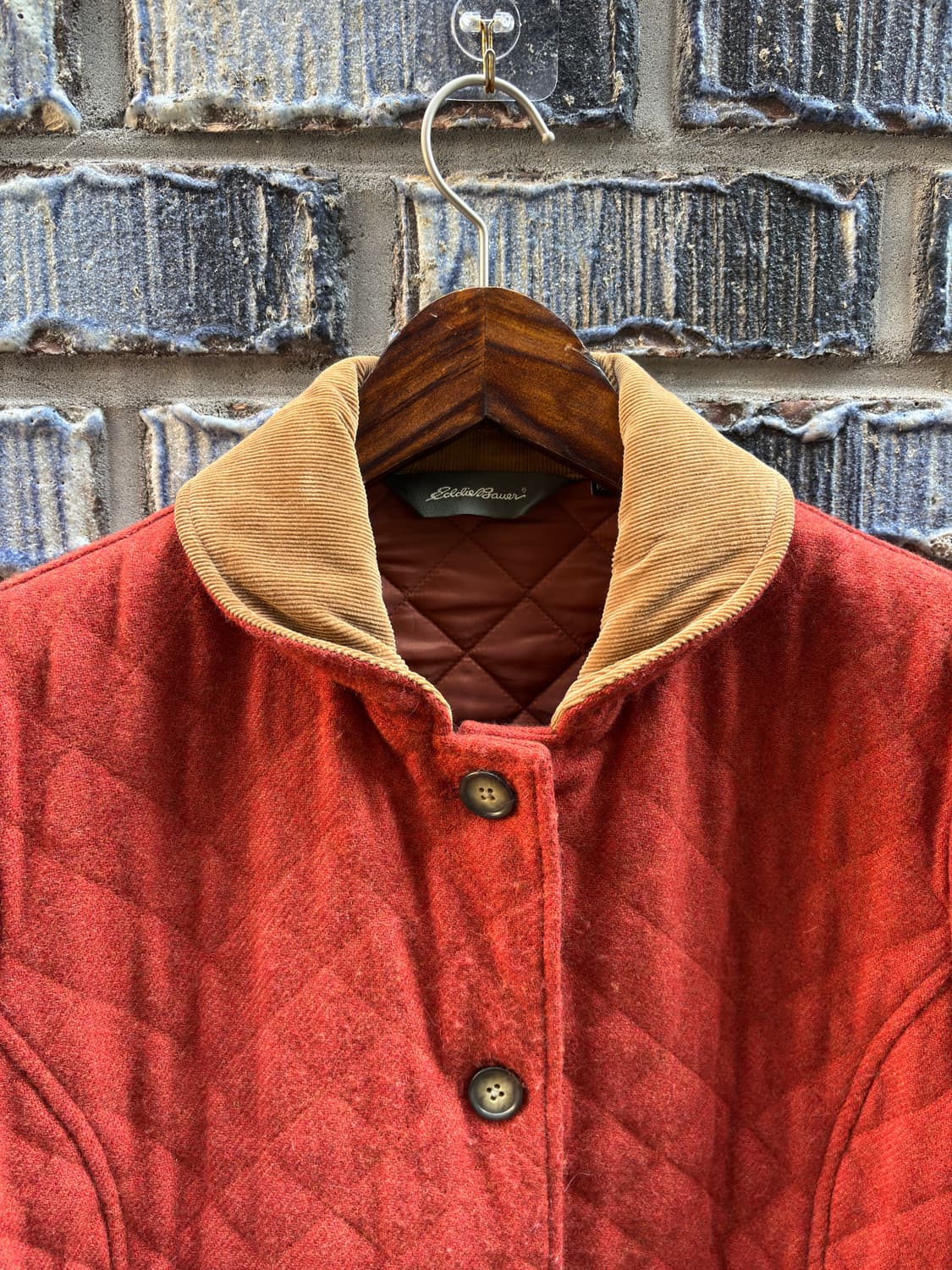 00s 에디바우어 퀼팅 코트 상품이미지3