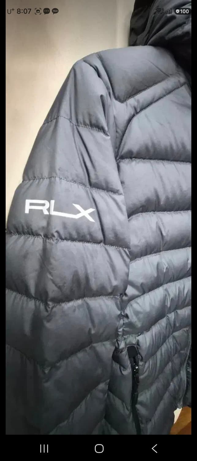 RLX 랄프로렌 경량 다운패딩 점퍼 그레이 상품이미지3
