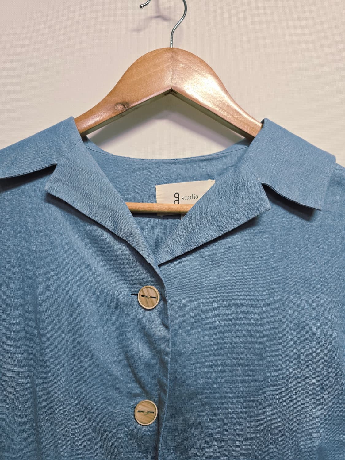 지스튜디오  블루 린넨 자켓 66 상품이미지2