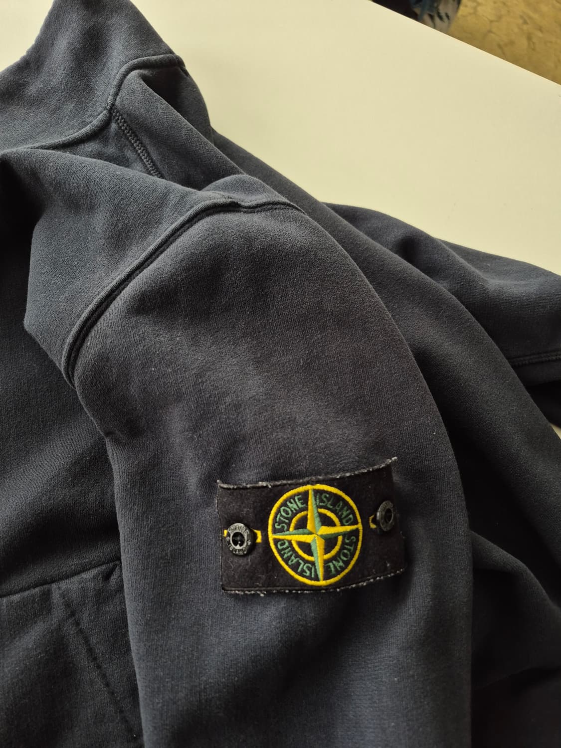 스톤아일랜드 백화점판 약기모 면집업(80K2820 상품이미지4