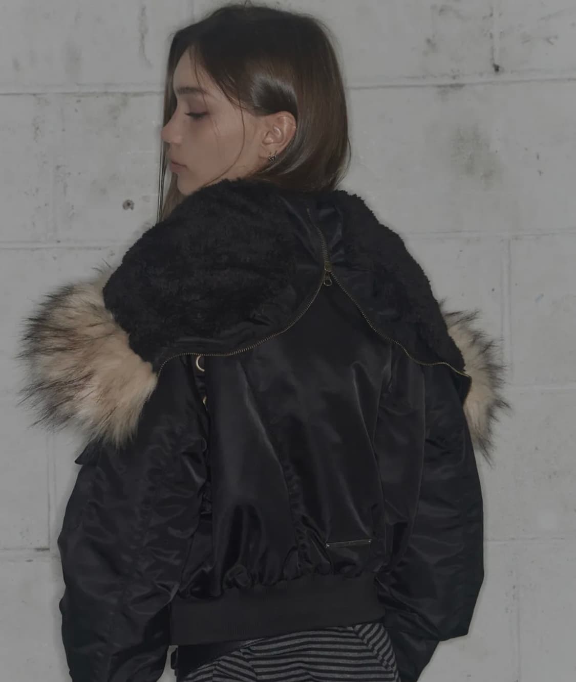 팬시클럽 아일렛 퍼 MA-1 상품이미지2