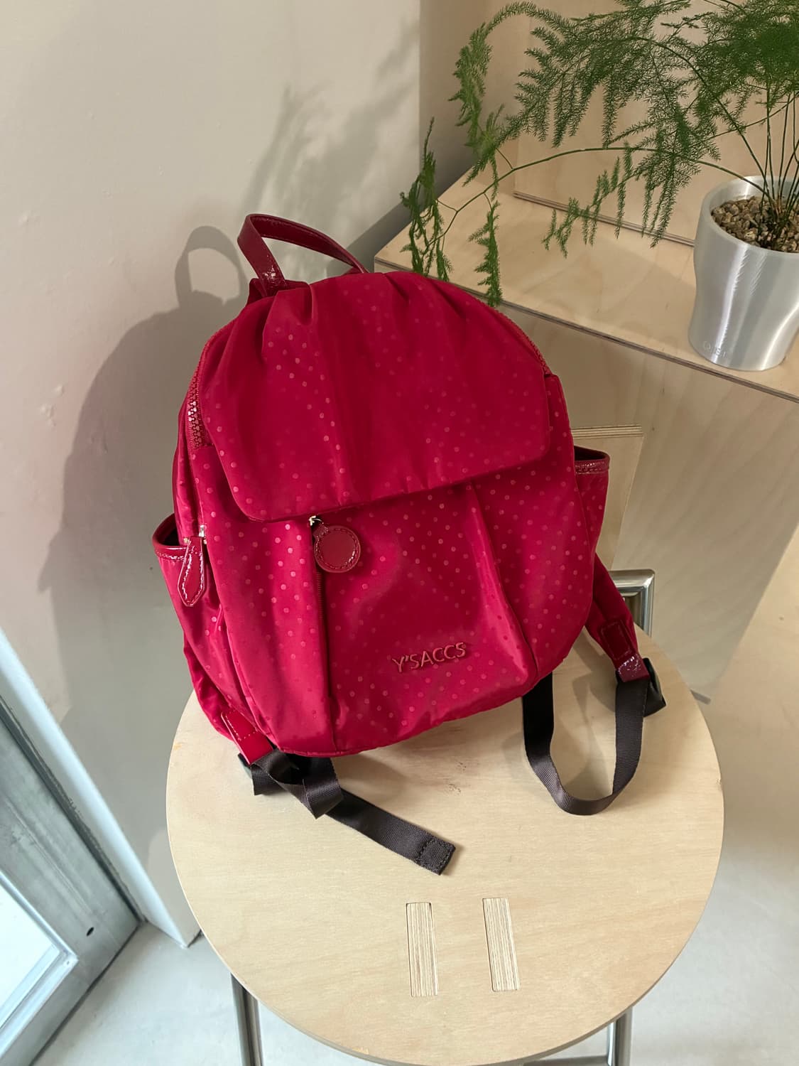 요지 야마모토 Y'SACCS 도트 백팩 상품이미지1