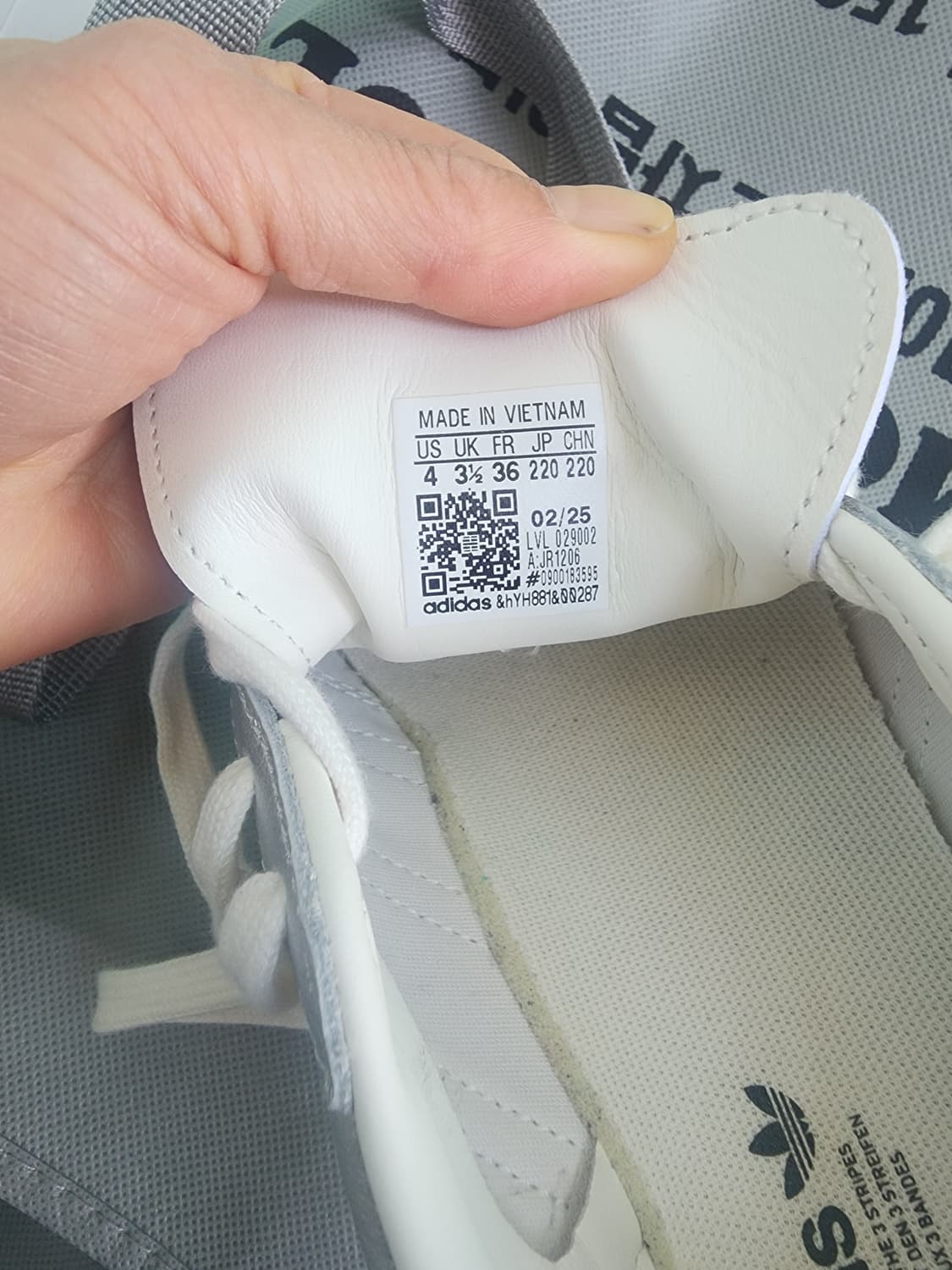 아디다스 가젤 실버 상품이미지5