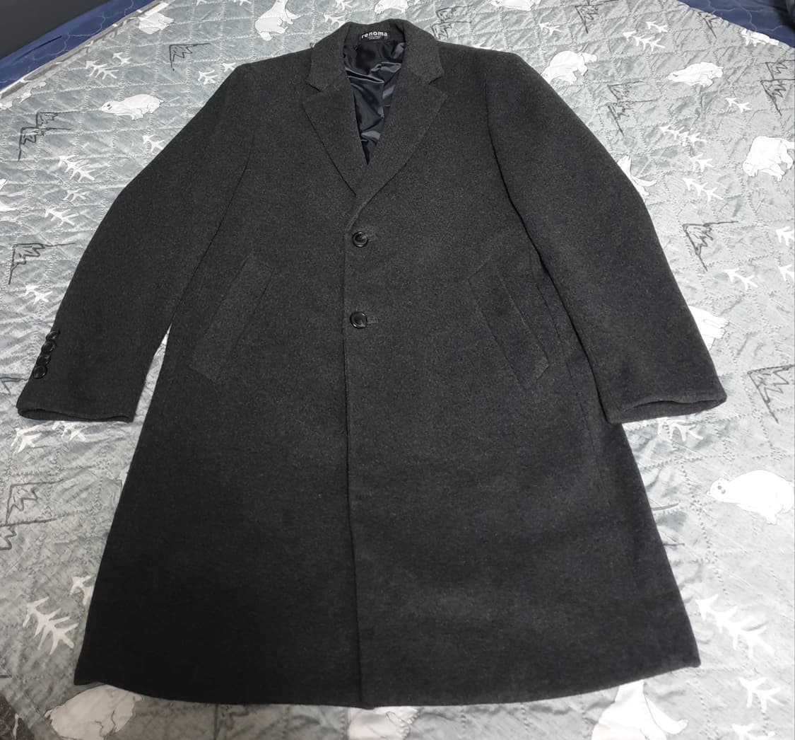 레노마 파리 옴므 슬림핏 울 혼방 코트 다크그레이 (97사이즈) 상품이미지1