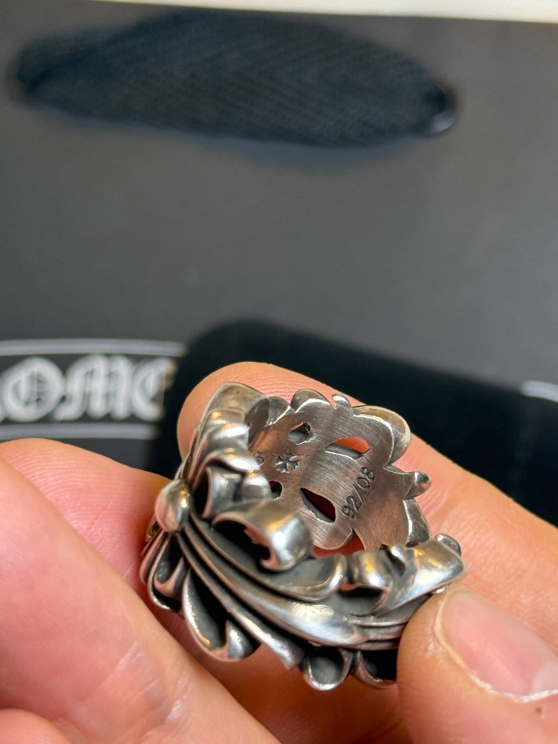 크롬하츠 더블 플로랄링 us9 상품이미지6