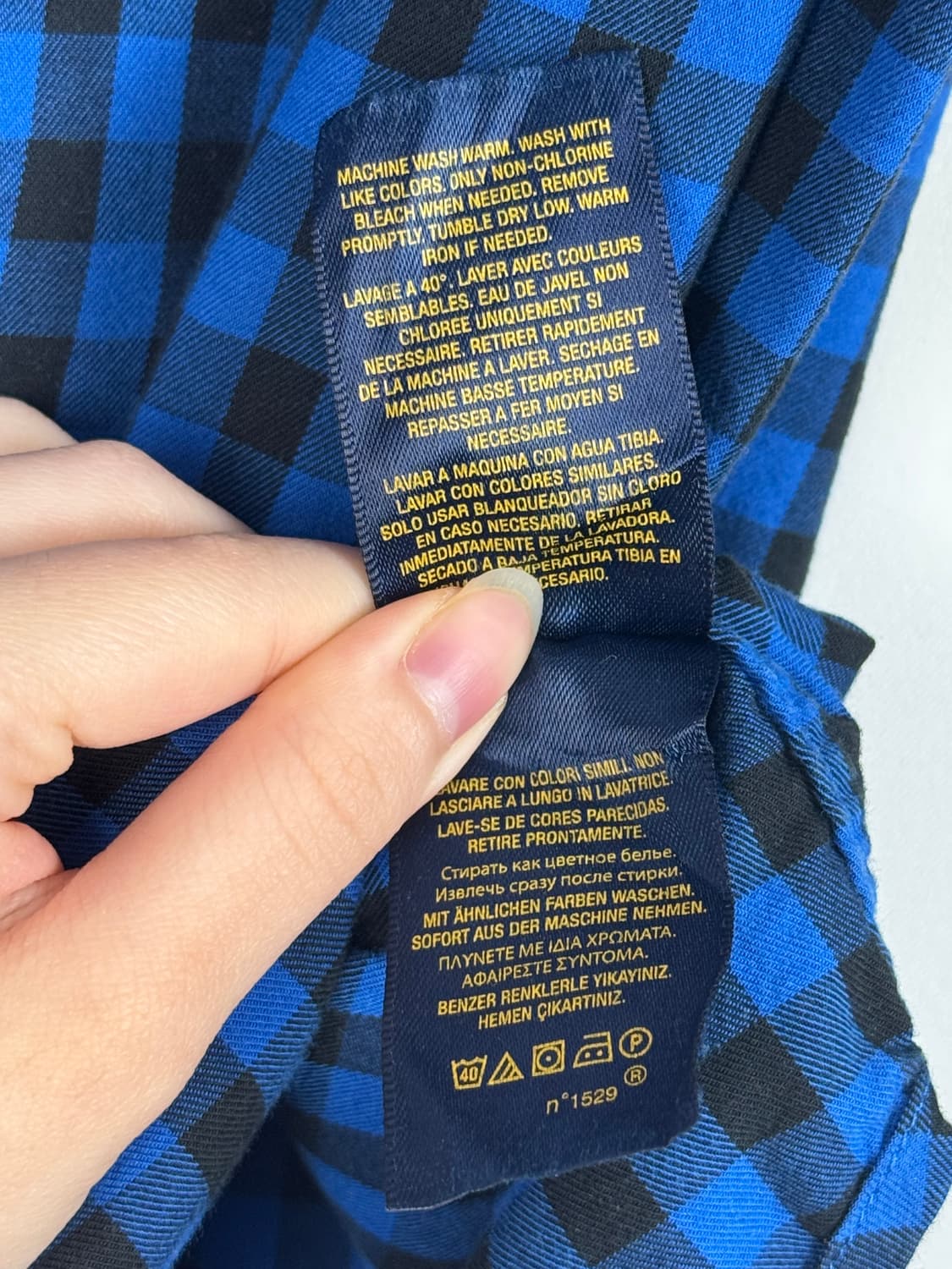 b703) 폴로랄프로렌 체크 셔츠 상품이미지4