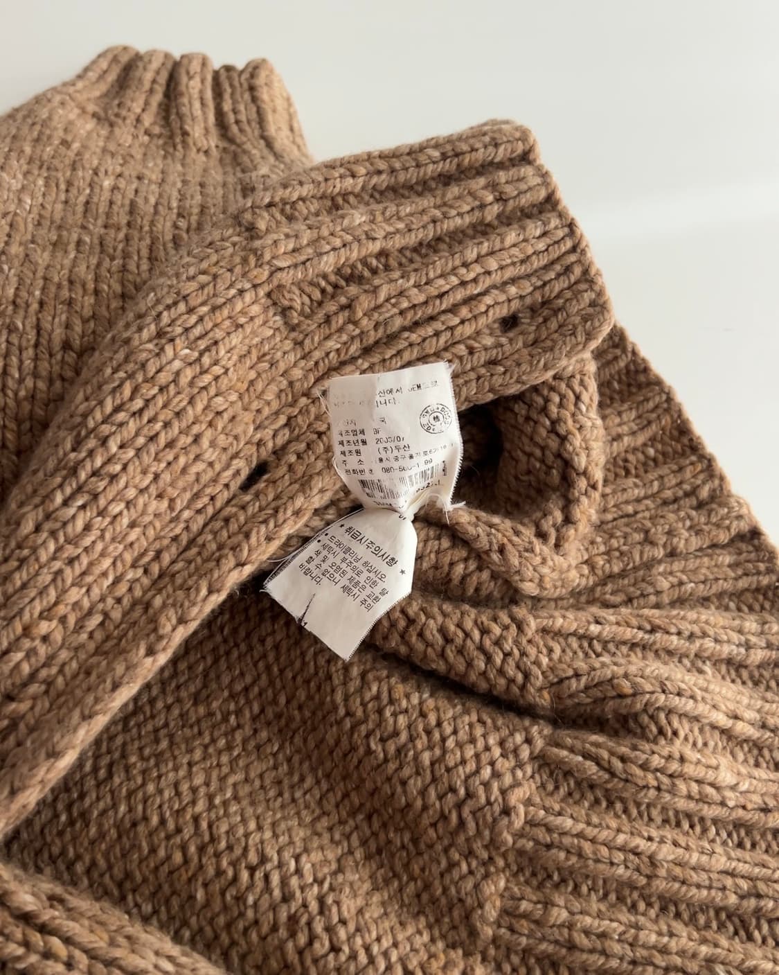 폴로 랄프로렌 헤비 니트 가디건  XL 상품이미지7