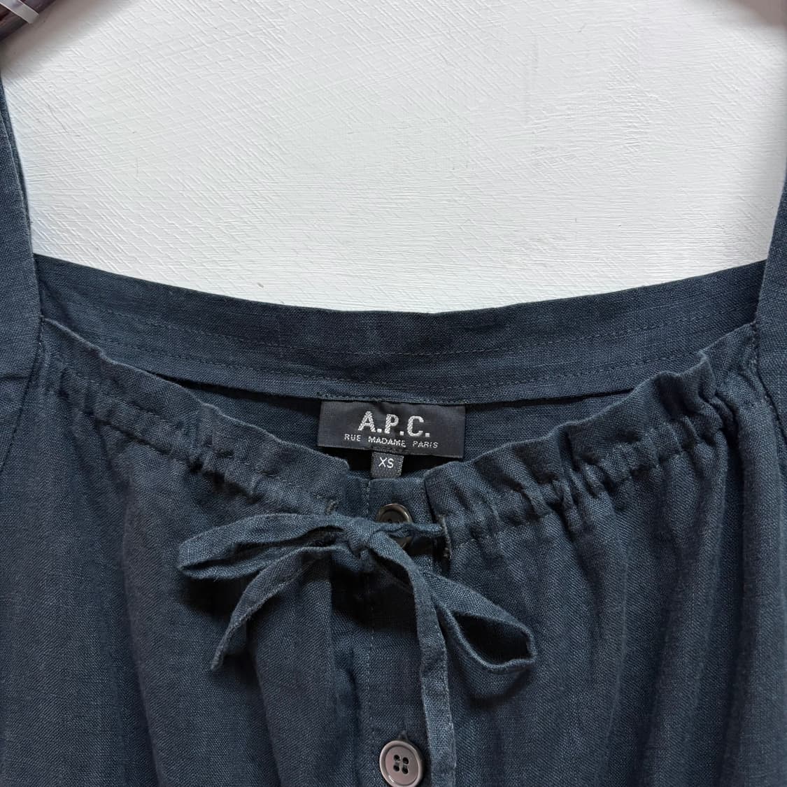 A.P.C. 아페쎄 네이비 린넨 슬립 원피스 XS JPN 상품이미지3