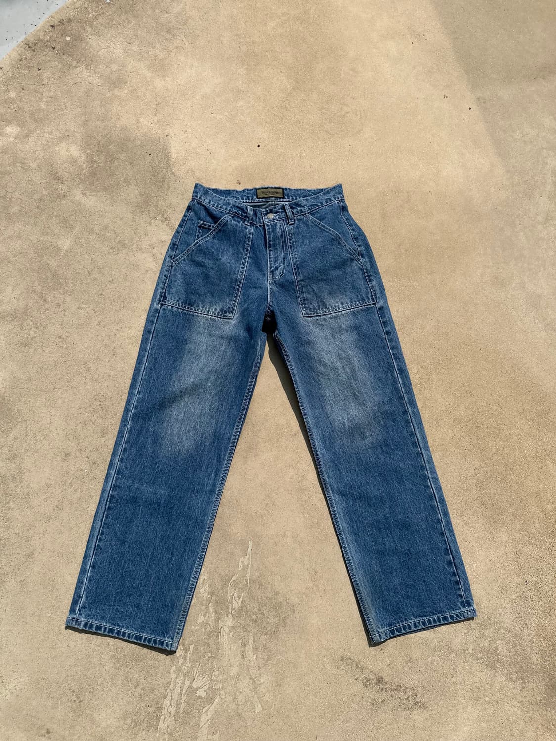 유니폼브릿지 데님 퍼티그 팬츠 상품이미지1