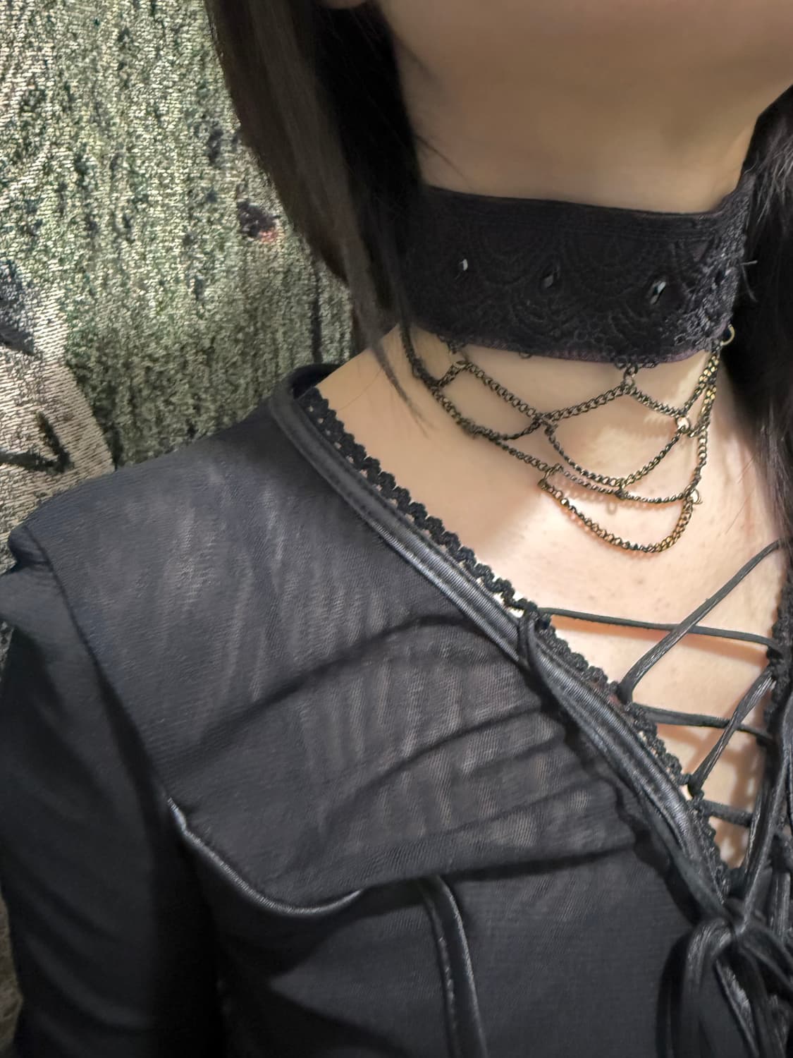 오즈온 고딕 체인 초커 상품이미지3