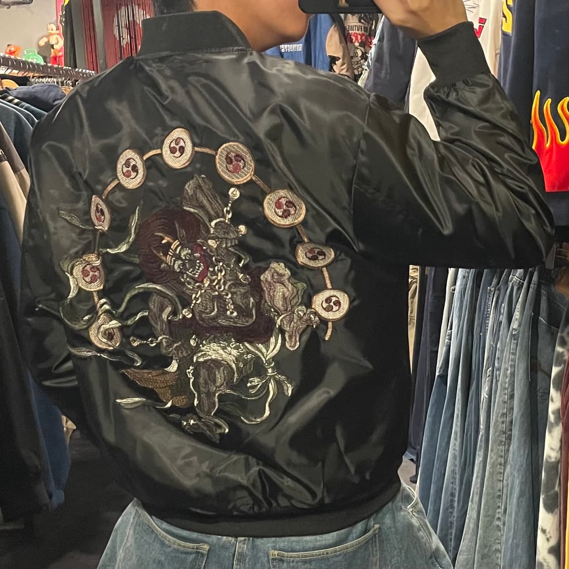 [IM] Vtg 블랙 자수 스카쟌  상품이미지6