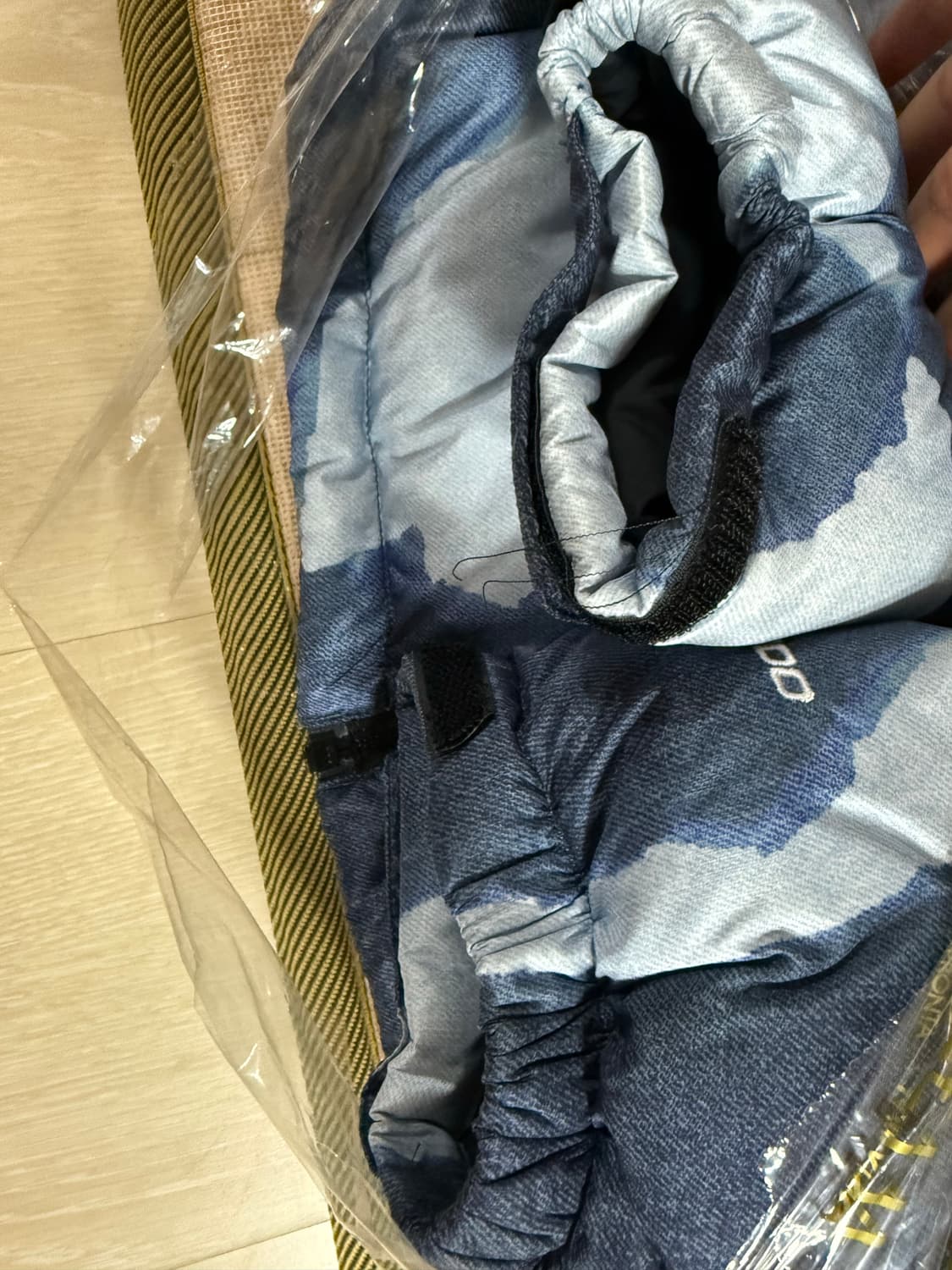 [L] 슈프림 노스페이스 블리치드 패딩 상품이미지5