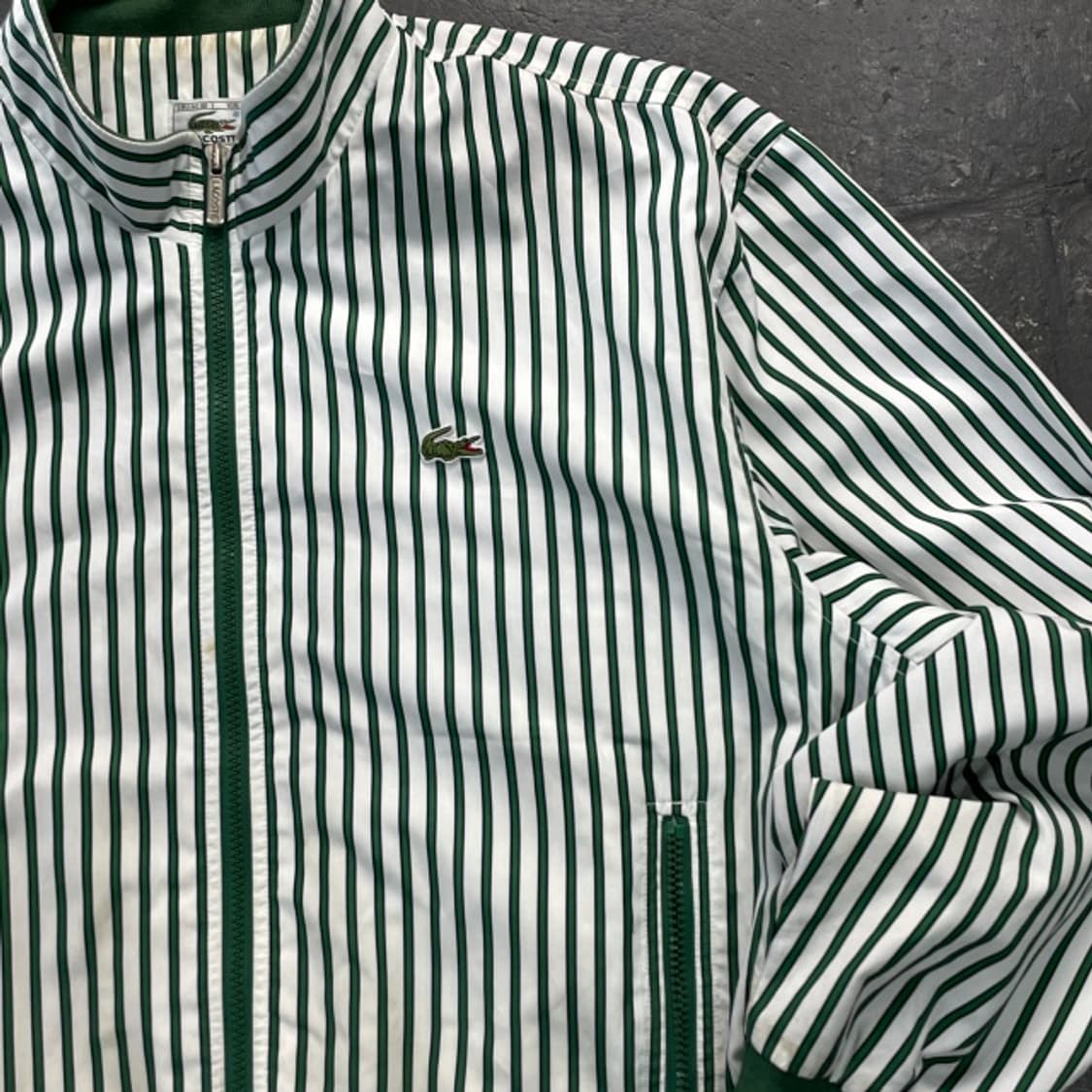 105 라코스테 서광 스트라이프 블루종 자켓 상품이미지2