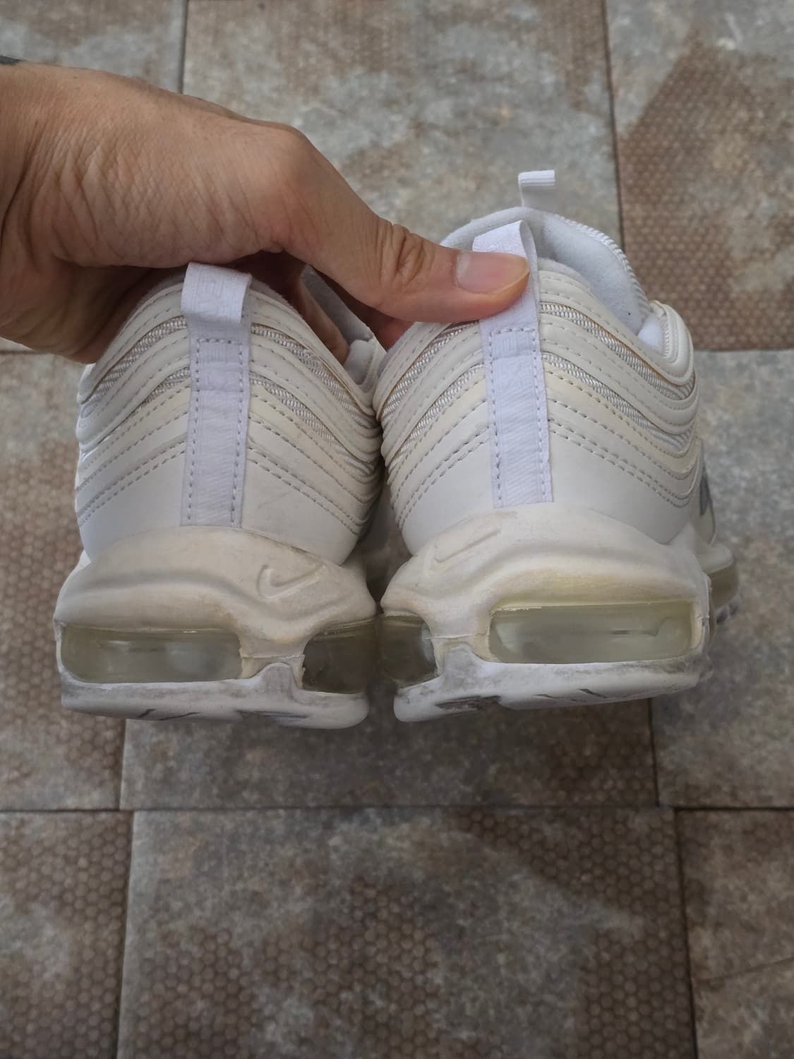 (260)나이키 에어맥스 97 트리플 화이트 상품이미지9