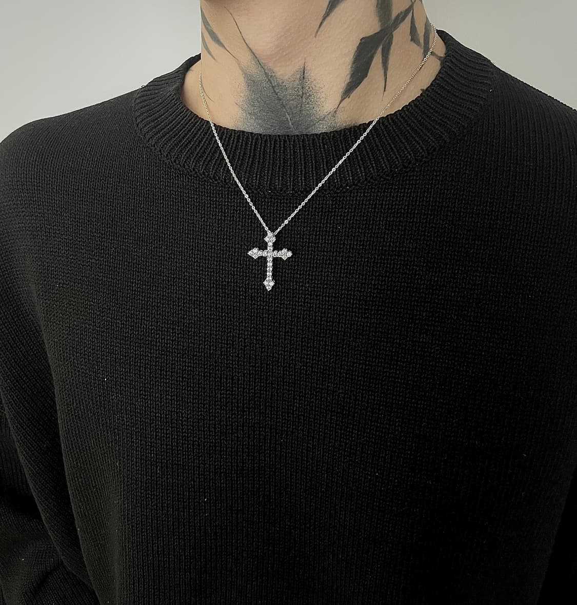 pcr053 Not opium the cross sky necklace  상품이미지3