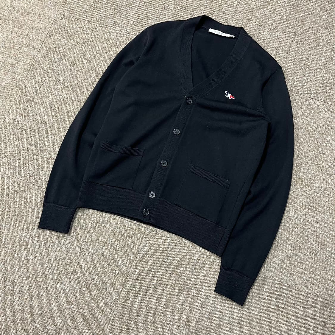  메종키츠네 멀티칼라 폭스 가디건 상품이미지1