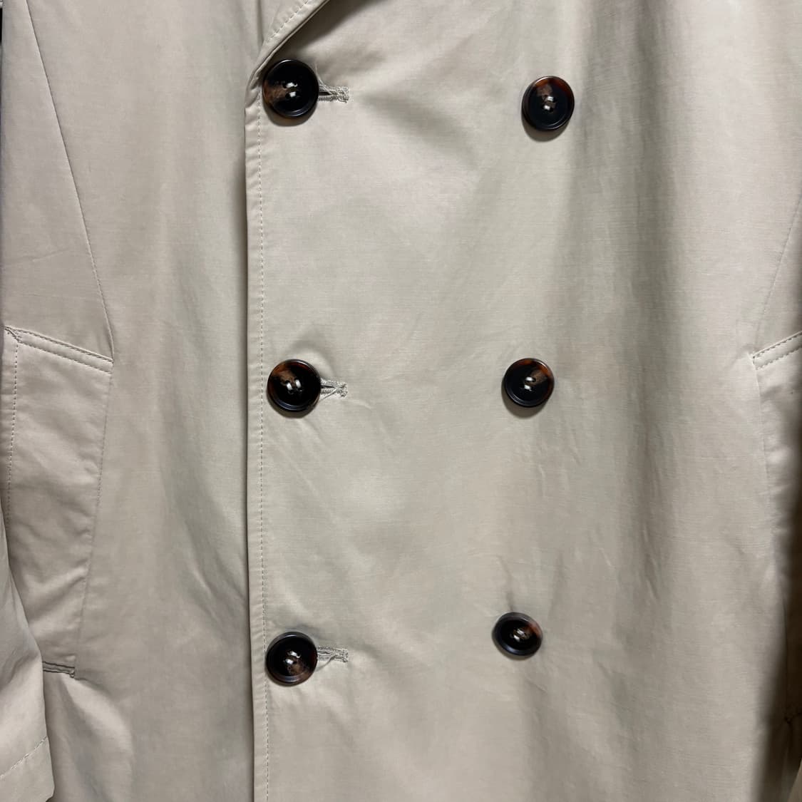 미쏘 맨 트렌치 코트 / 베이지, M 상품이미지4