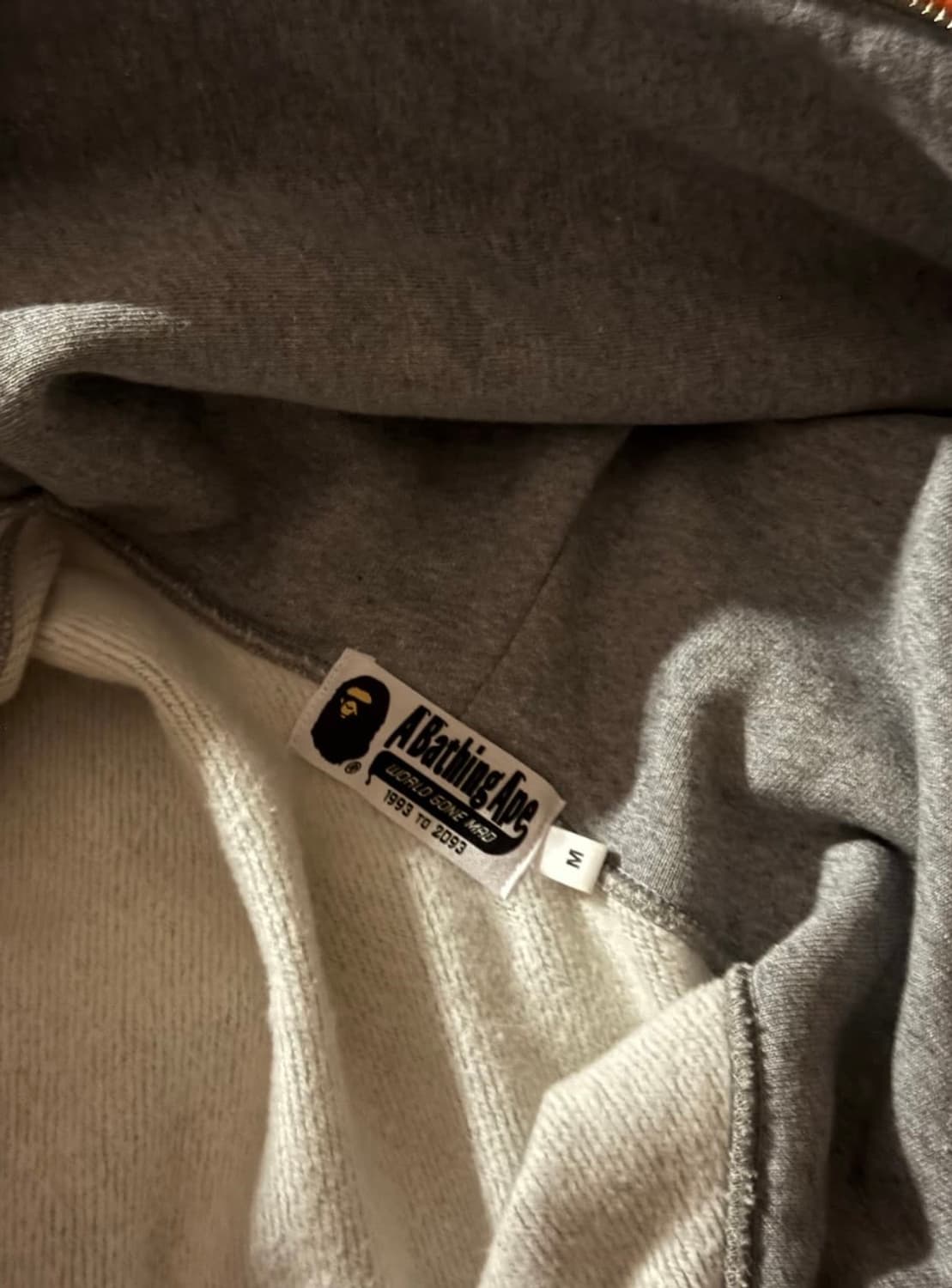 베이프 타이거 후드집업 그레이 상품이미지3