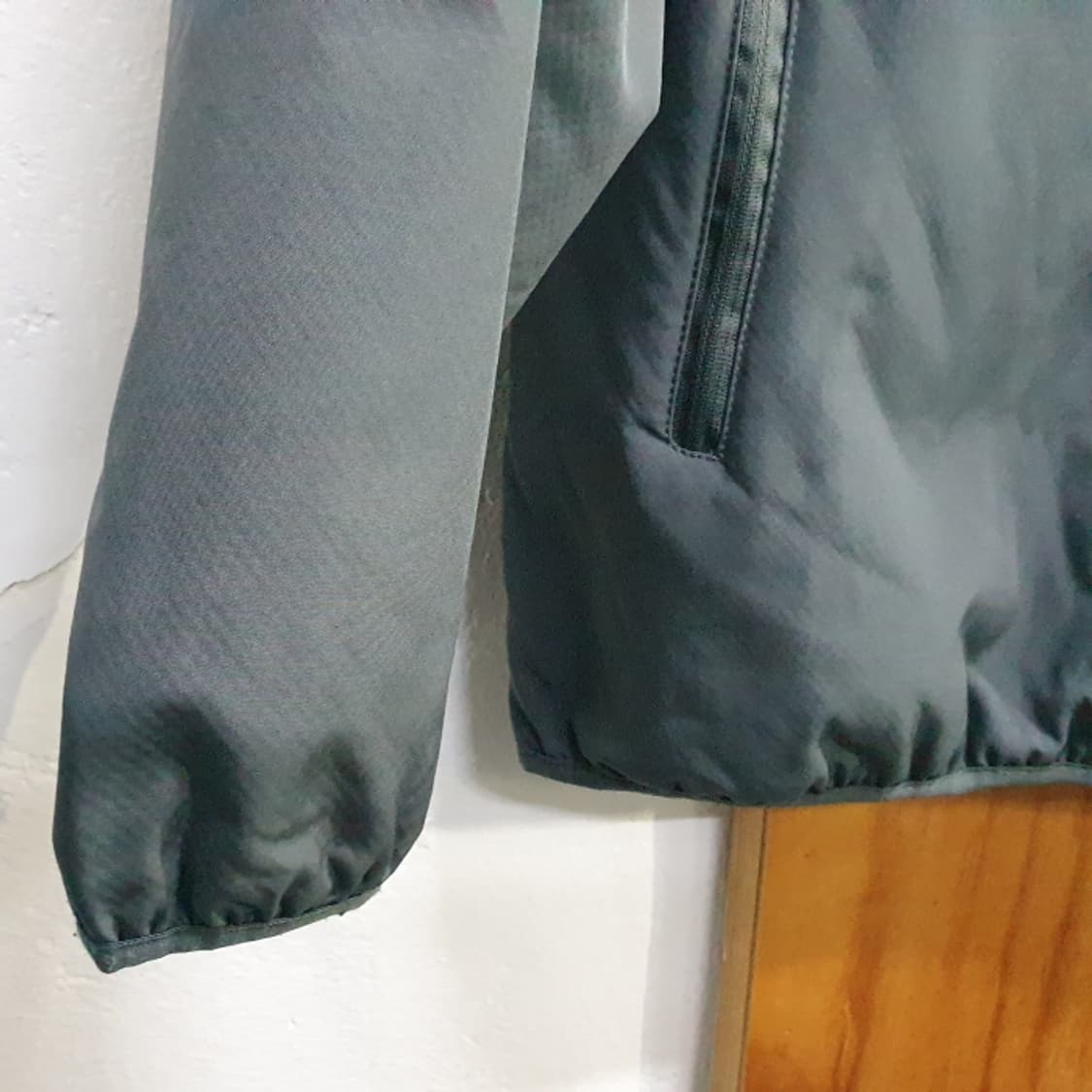 그레이색 양모 후리스 자켓(110) 상품이미지3