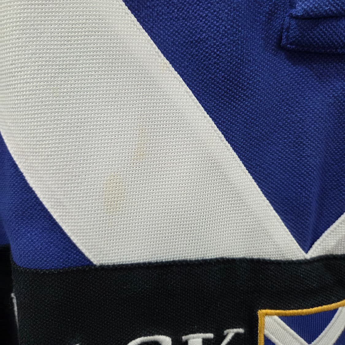 폴로랄프로렌 피케 카라 블랙와치 반팔티 M  상품이미지7