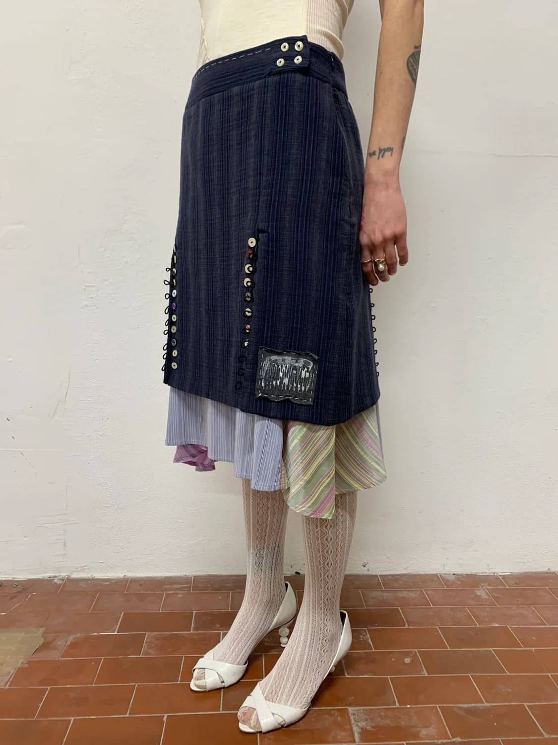 Garbage Core carina skirt 상품이미지2
