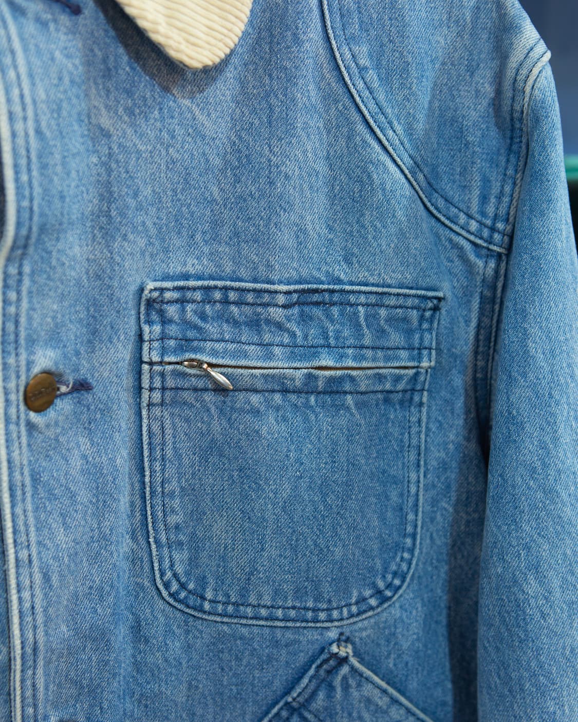 80s 엘엘빈 데님 헌팅 자켓 상품이미지2