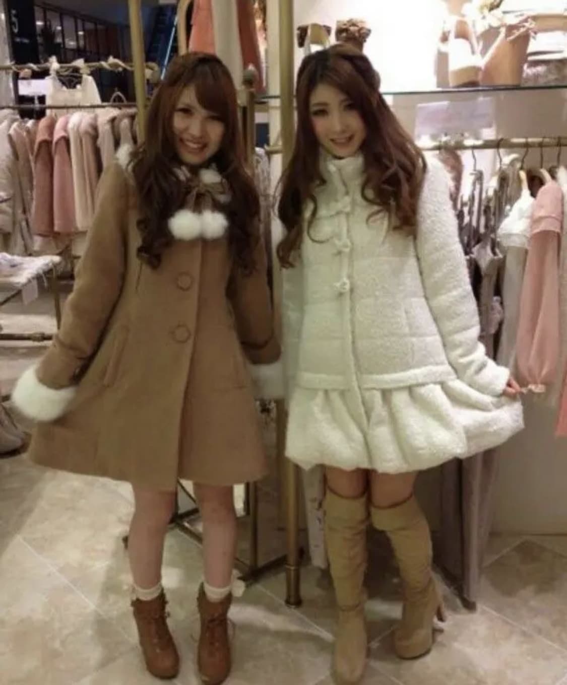 리즈리사 핀터깔 고전 대장 아이보리 3연 리본 패딩 달천깔 라떼갸루 상품이미지1