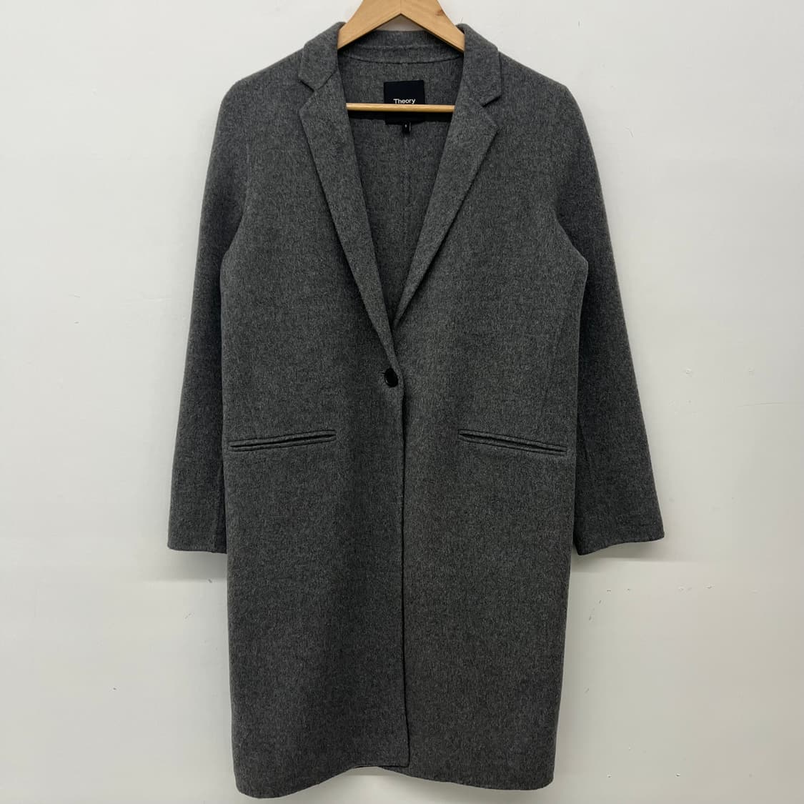 Theory 띠어리 그레이 코트 여S 상품이미지2
