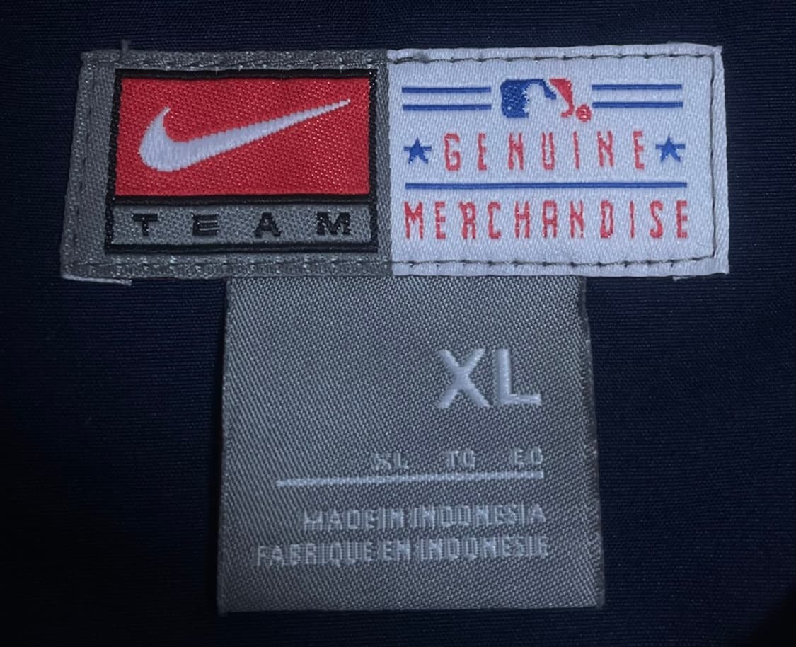 나이키 MLB 보스턴 레드삭스 풀오버 탑 네이비 상품이미지8