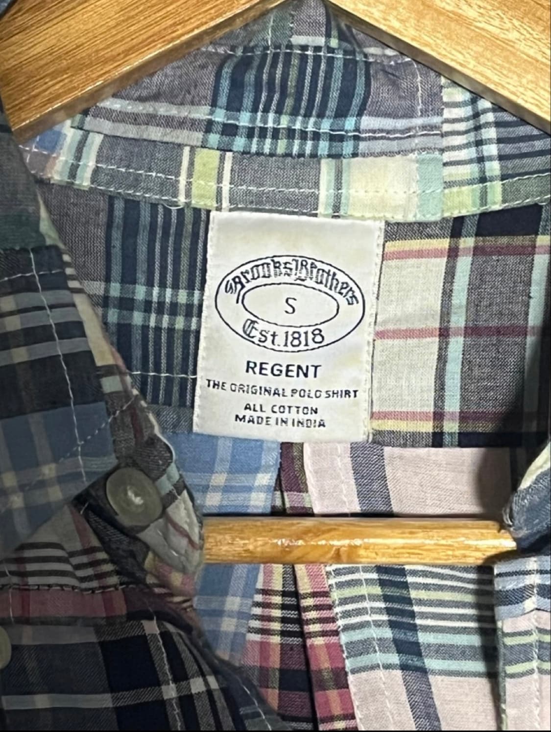 브룩스 브라더스(BROOKS BROTHERS) 패치워크 리젠트핏 상품이미지2