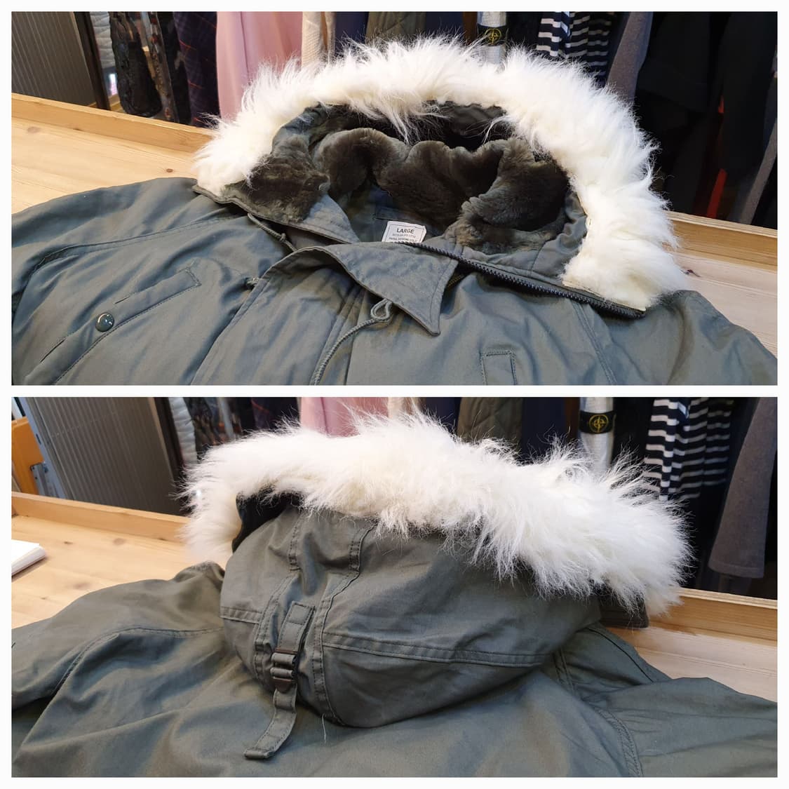 105.미군n3b 패딩야상 개파카 상품이미지3