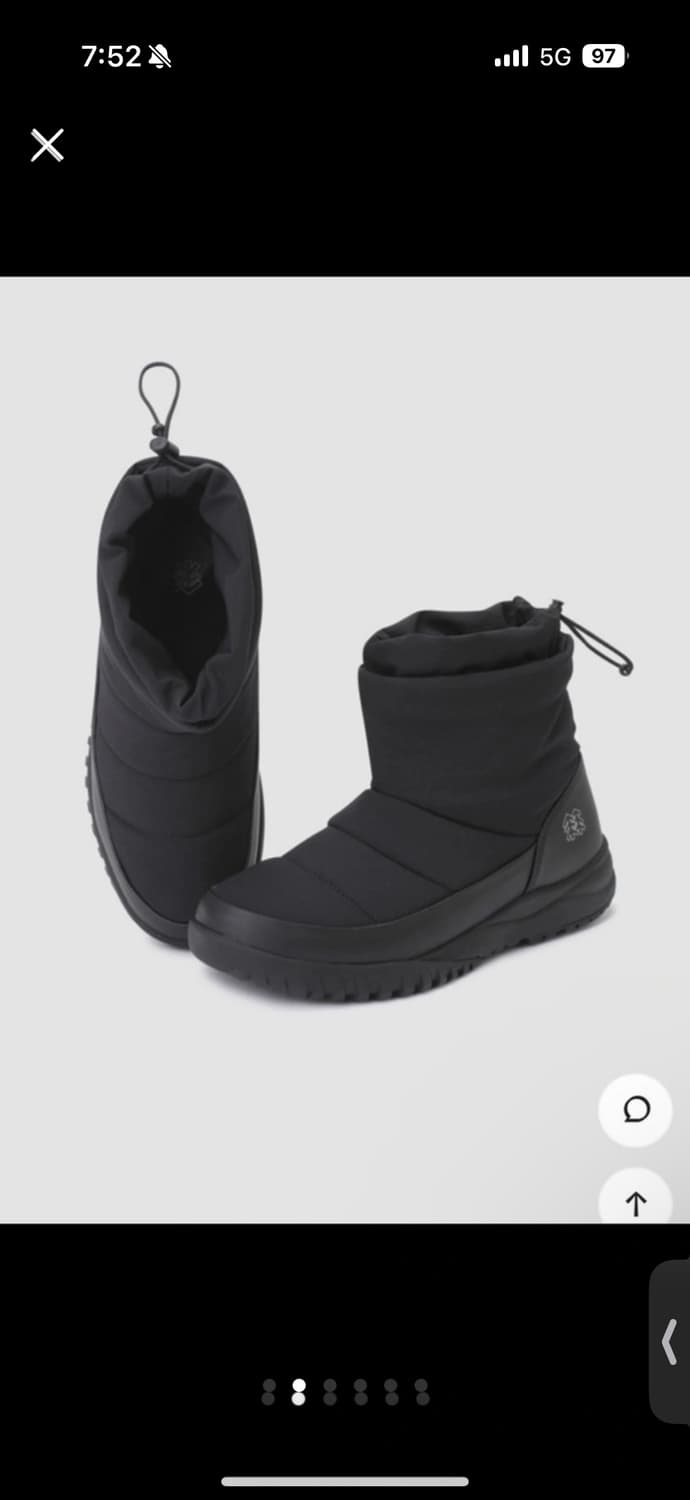 새제품) 코오롱 방수 패딩부츠 상품이미지2