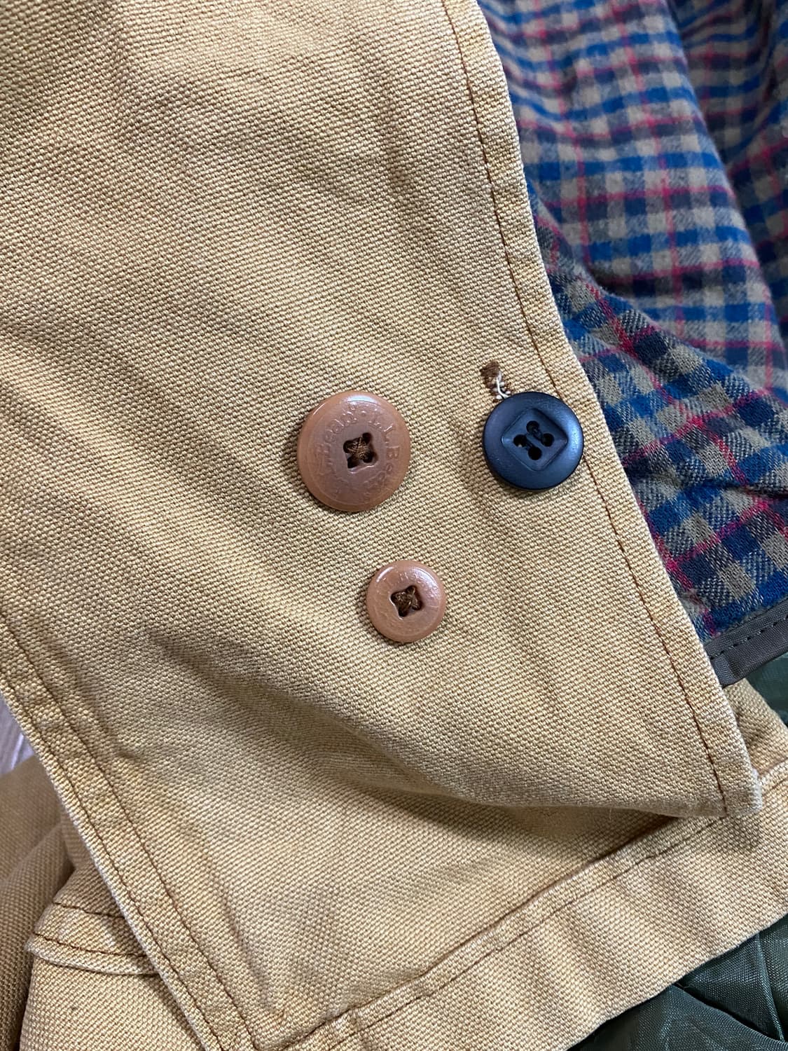 80s 엘엘빈 캔버스 라이너 헌팅 필드 초어자켓 브라운 M 상품이미지8