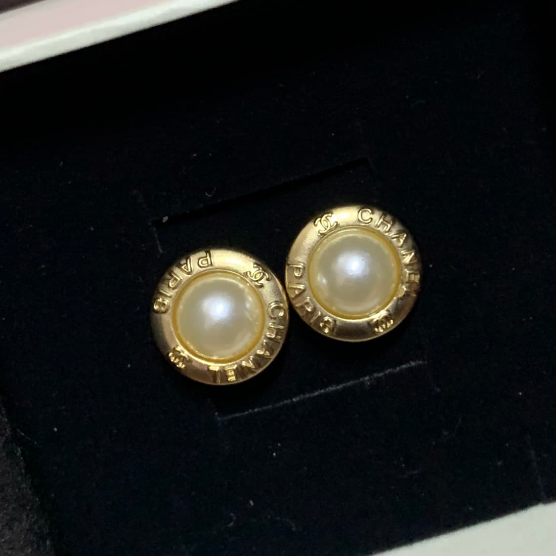 업사이클링 빈티지 ) 샤넬 진주귀걸이 상품이미지1