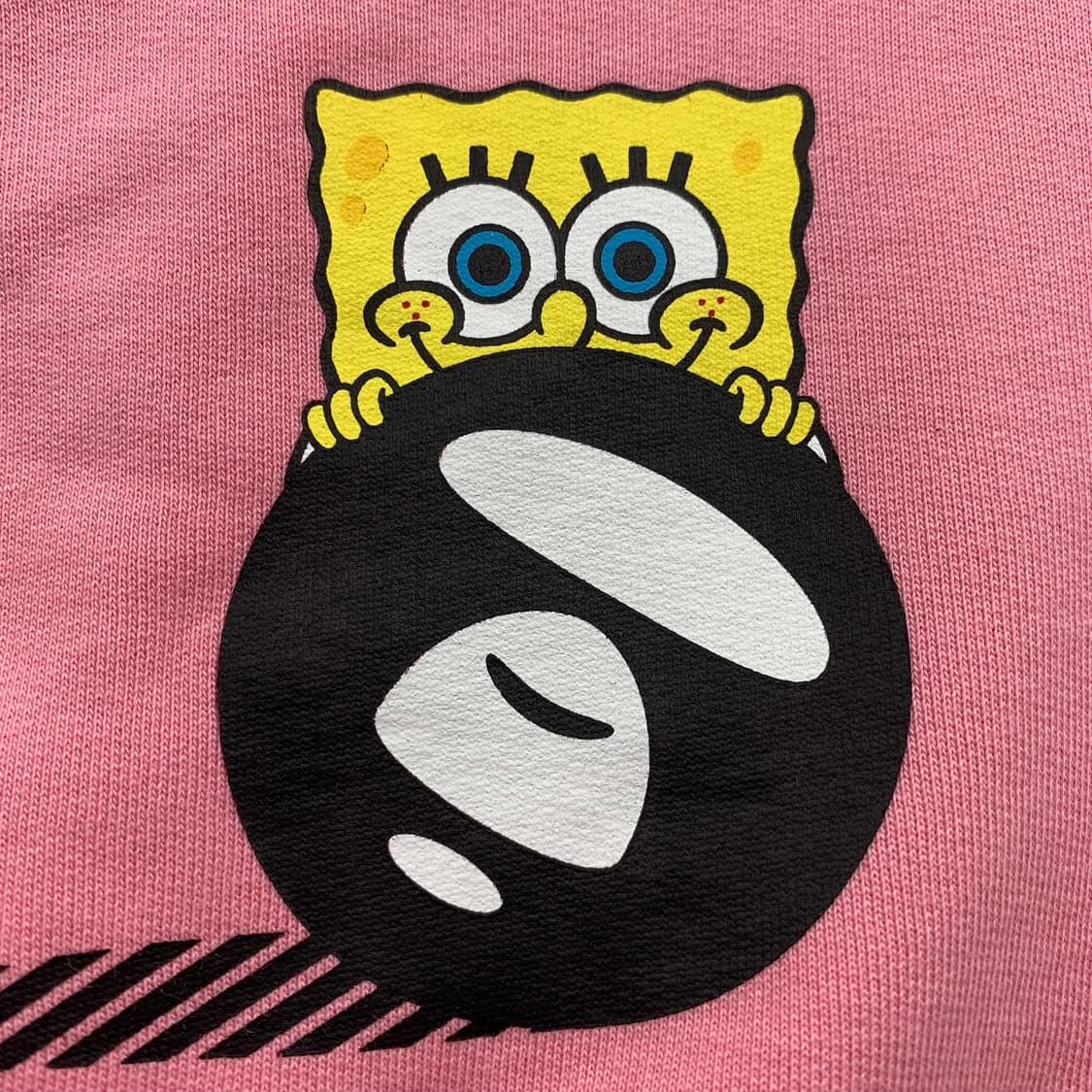 에이프 x 스폰지밥 핑크 맨투맨 상품이미지4