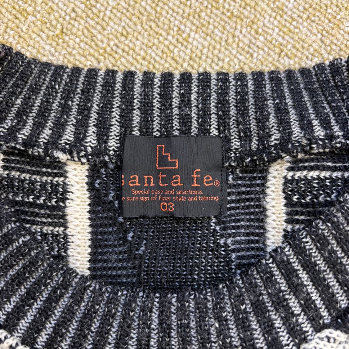 JPN 산타페 y2k 빈티지 니트 블랙(03) 상품이미지5