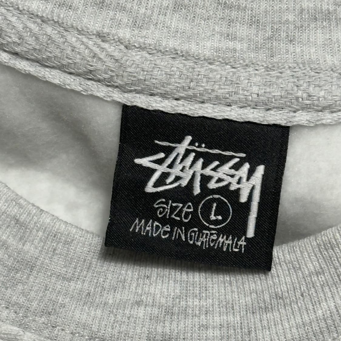 Stussy 빅로고 애쉬헤더 기모 맨투맨 상품이미지3