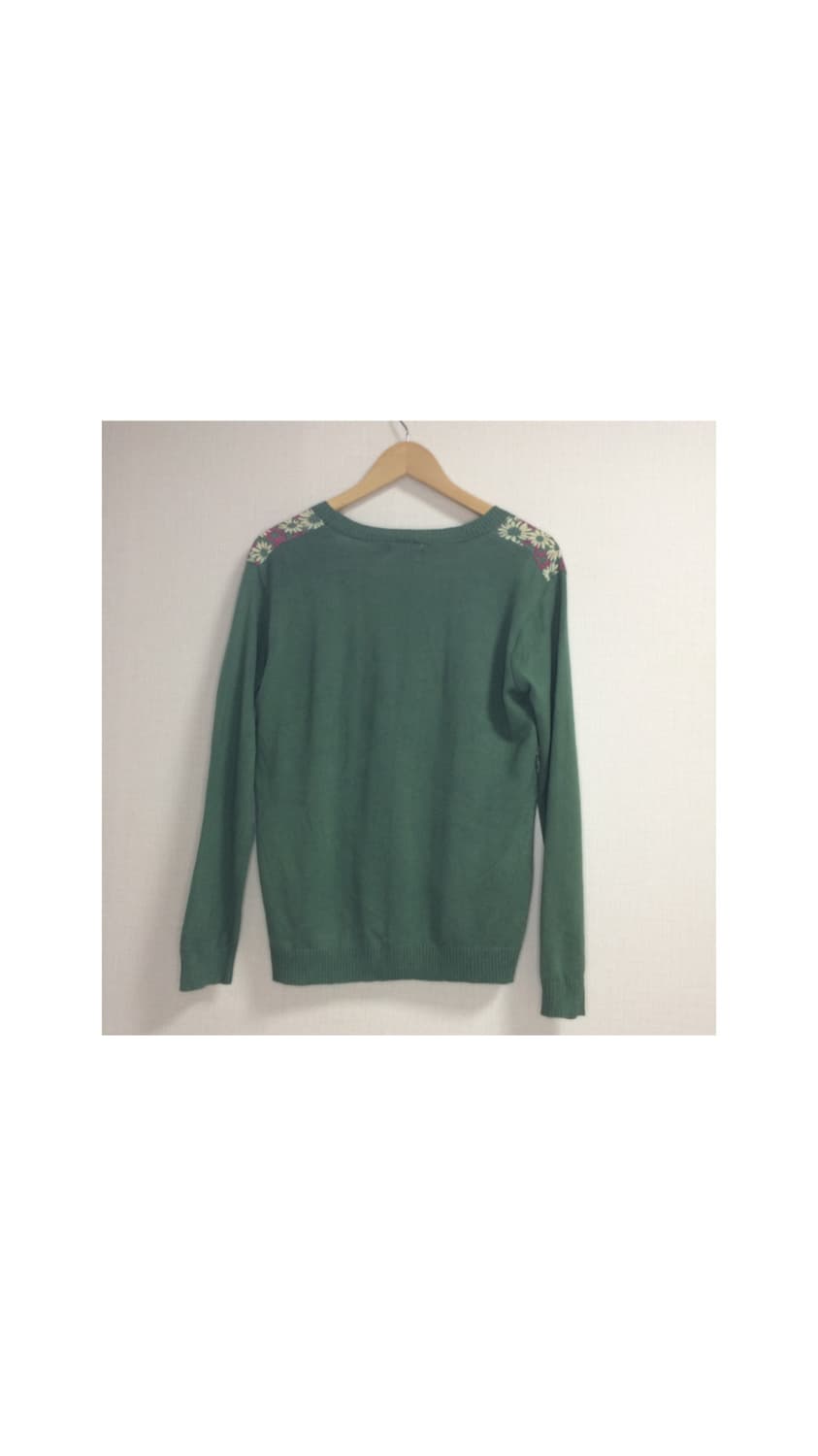 TITICACA 티티카카 그린 플라워 에스닉 가디건 상품이미지6