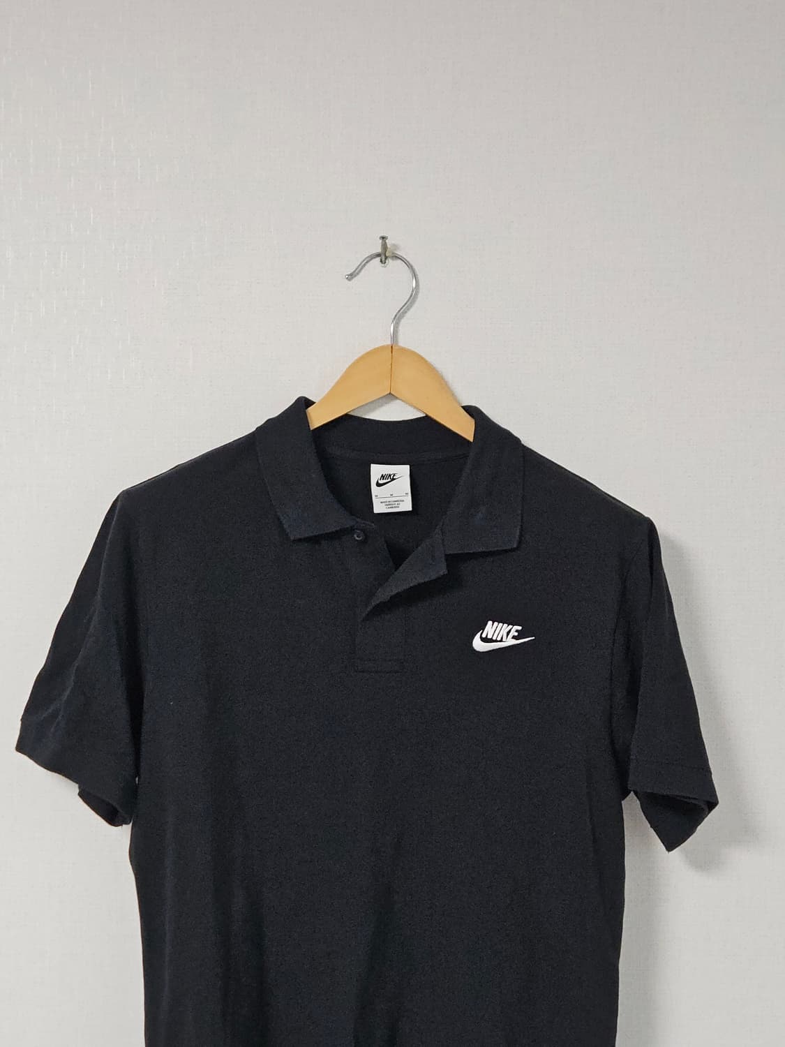 나이키 신형 자수 카라티 반팔 폴로 피케티 스포츠웨어 M 95 상품이미지1