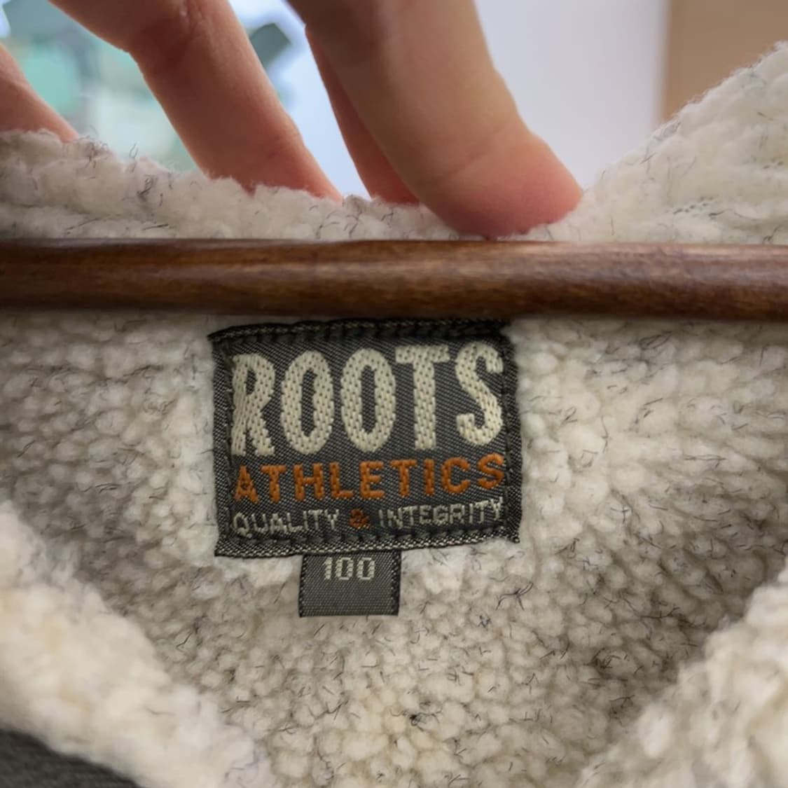 루츠 빈티지 빅포켓 올리브카키 양털 반집업 아노락 100 C08698 상품이미지5