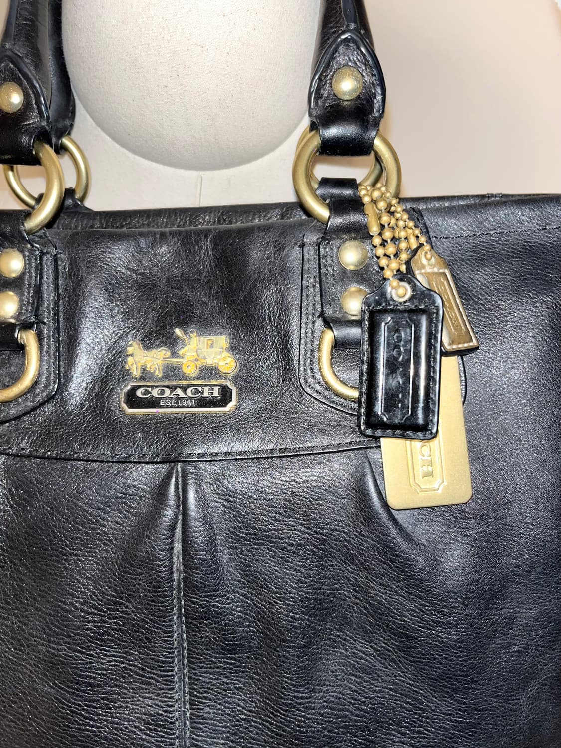 Coach All Black Shoulder bag 상품이미지7