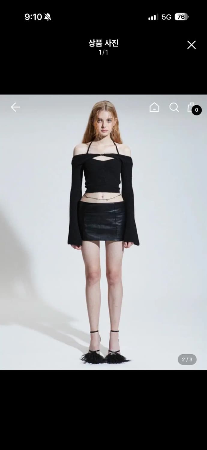 페인오어플레져 세이렌 볼레로 블랙 세트  상품이미지1