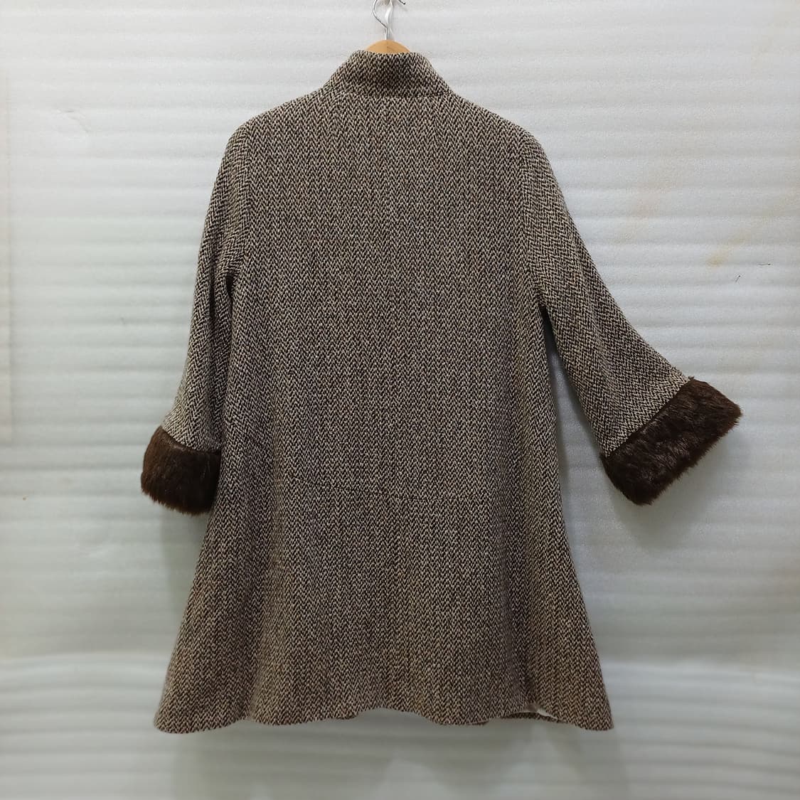 벨레로즈 울 트위드 A라인 코트 여성 S ~ M 큐티 사랑봉봉 상품이미지2