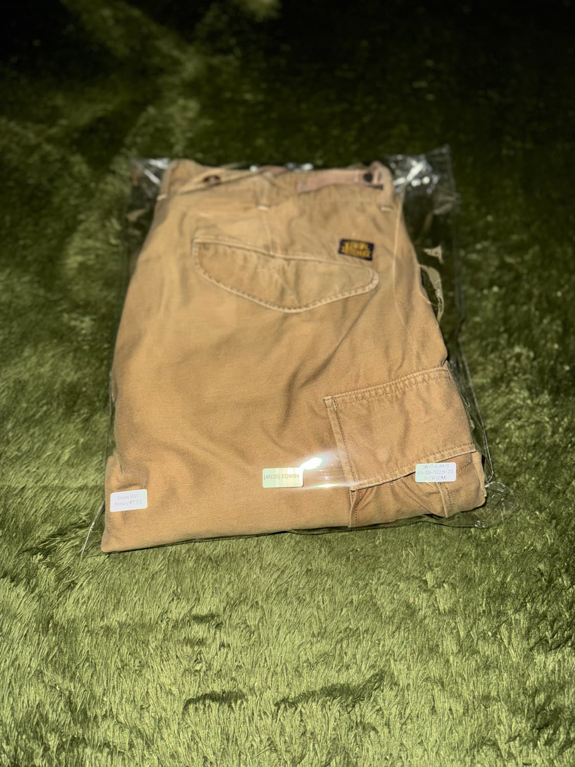 [L] 에드윈 재팬 헤비 코튼 M51 밀리터리 코튼 카고 팬츠 상품이미지10
