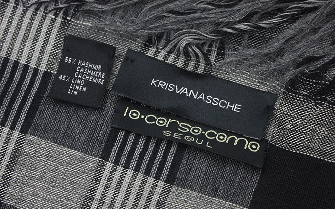 크리스반아쉐 캐시미어 린넨 머플러 상품이미지5