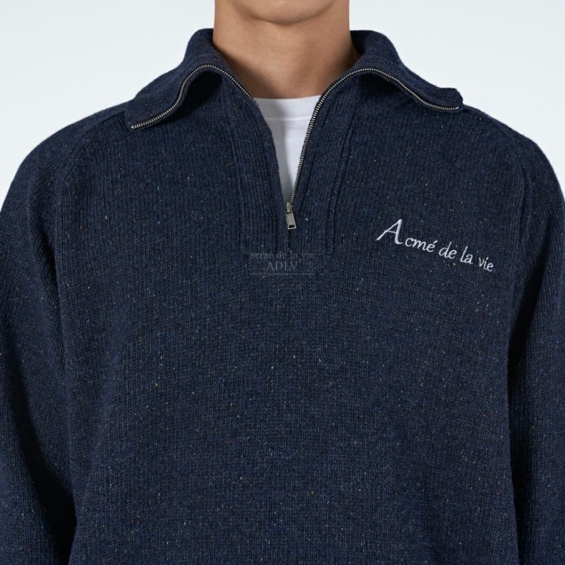 [L] Acme de la vie 아크메드라비 울 반집업 니트 상품이미지4