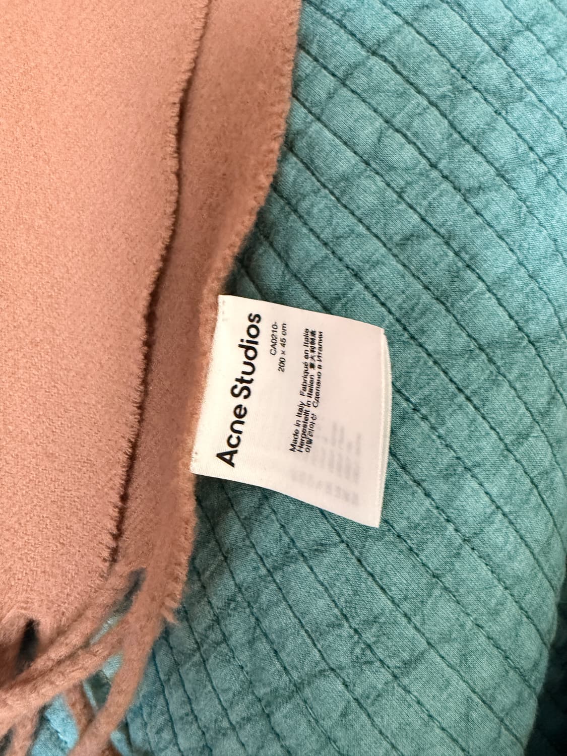 아크네스튜디오 머플러 카라멜 브라운 상품이미지2